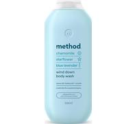 Method Body Wash, Wind Down, gel doccia, camomilla, fiore stellato e profumo di lavanda, confezione da 3 pezzi, 532 ml