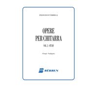 Méthodes et pédagogie BERBEN TARREGA FRANCISCO - OPERE PER CHITARRA VOL.2 STUDI Guitare acoustique