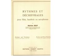 Méthodes et pédagogie ROBERT MARTIN BEUF - RYTHMES ET DCHIFFRAGES Saxophone