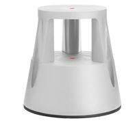 METHODO - M561009 - Sgabello Roll a step con ruote - 24 x 45 x 45 cm - grigio chiaro - Caimi - 90227 - Conf. da 1 Pz. - M561009