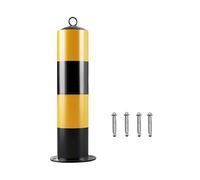 MetieFasia di, Segnaletica di, Palo di Barriera per Parcheggio in Tubo di Acciaio Al Carbonio per Esterni, Supermercati, Stile E