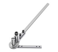 MetieFasia Piegatubi Manuale, Piegatrice per Barre D'acciaio, Strumento Portatile Multiuso per Piegare Tubi Fai Da Te, Piegatubi Manuale per Acciaio Sottile, per 1 Mm a 2 Mm