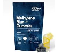 Metilene - blu - gummies | Antiossidanti e booster cerebrali ad alta potenza aggiornata - supporto mitocondriale, salute e attenzione cerebrale ， cognitivo, energia