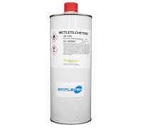 METILETILCHETONE 1L SOLVENTE ACETONE SCIOGLIE GOMMALACCA COLOFONIA RESINE GOMMA