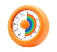 METINFUS Timer visivo per bambini, conto alla rovescia di 60 minuti, timer visivo arcobaleno, strumento di gestione del tempo per promuovere l'ADHD e l'autismo e l'inizio della scuola materna