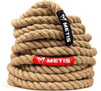 METIS Corda per Tiro alla Fune | Corda con estremità in Pelle Sintetica - Ideale per Giornate Sportive & attività di Team Bulding (20m)