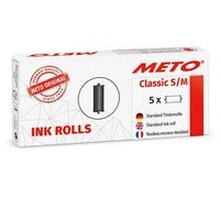 Meto 9506060 26 x 12 mm Ink Rolls for ProLine Professional Hand Labeler - Black