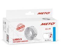 Meto Etichette per prezzi, formulario « A consommer de préférence avant le » (32 x 19 mm, 2 righe, 5.000 etichette, bianco, permanenti