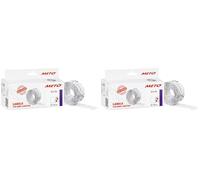 Meto Etichette prezzatrice (22x16 mm, bianco, 2 linee, 6000 pezzi, permanente, per Meto, Contact,Sato,ecc.) (Confezione da 2)