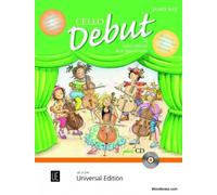 Metodi e pedagogia Universal Edition Rae James - Cello Debut + CD Violoncello