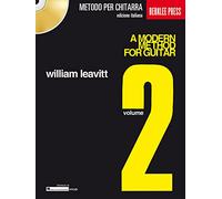 Metodo Moderno per Chitarra Vol. 2 Leavitt CD | Corso Progressivo Italiano Livello Intermedio | Spartiti Arpeggi Accordi Improvvisazione | Berklee College Music Chitarristi | Theory Technique Melodia
