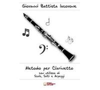 Metodo per clarinetto con utilizzo di scale, salti e arpeggi