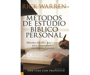Métodos De Estudio Biblico Personal / Personal Bible Study Methods: 12 Formas De Estudiar La Biblia Tu Solo / 12 Ways to Study the Bible on Your Own