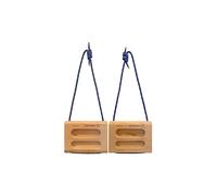 METOLIUS Attrezzo da allenamento Wood Rock Rings II marrone