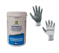 Metoprene 0.5 Larvicida Anti Zanzare In Compresse Effervescenti Pz.100 Da gr.2 Con Guanti
