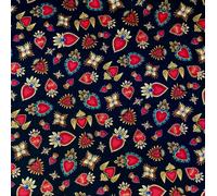 Metri Sacro Cuore Tatuaggio Indiano Senza Tempo Tessuto 100% Cotone