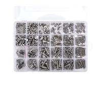metric bolt kit, 880 pezzi M2 M3 M4 M5 304 in acciaio inossidabile a sei lobi Torx a testa tonda, bullone, dado, set di kit assortimento scatola,for diy