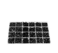 metric bolt kit, Kit assortimento di viti for macchine da 1705 pezzi M2-M5, bulloni a testa esagonale con dadi e rondelle piatte di bloccaggio, elementi di fissaggio in lega di acciaio 10.9,for diy