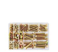 metric bolt kit, Kit di classificazione di bulloni e dadi M4, M5, M6, M8 e M10, 246/596/730/1650 pezzi, grado 8. Rondella for viti esagonali in lega di acciaio.,for diy(246PCS-M6M8M10)