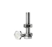metric bolt kit, Set di bulloni e dadi in acciaio inossidabile 720/1640 - Viti esagonali, dadi e rondelle corrispondenti alle dimensioni M4, M5, M6,for diy(1640pcs)
