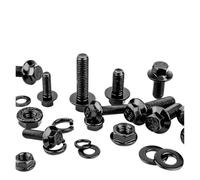 metric bolt kit, Set di bulloni esagonali flangiati premium da 252 pezzi - Alta resistenza e antiruggine, universali, for riparazioni auto e attrezzature meccaniche M6,for diy