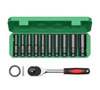 Metric Socket Set - Socket Tool Set for Car Repair