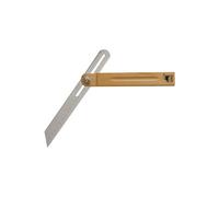 Falsa squadra base in legno METRICA con asta graduata scorrevole in acciaio