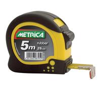 Metrica flessometro gommato nastro 25 mm x 5 m