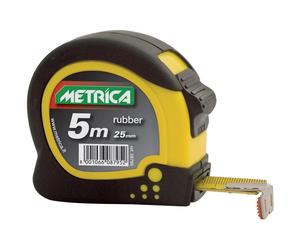 Metrica flessometro gommato nastro 25 mm x 5 m