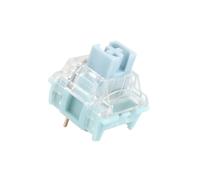 Metrickeys Interruttore TTC V2 bianco bluastro, interruttore tattile silenzioso pre-lubrificato per tastiera meccanica (70 pezzi)
