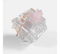 Metrickeys MMD Aqua King - Interruttore silenzioso pre-lubrificato, 26 g, lineare, trasparente, per tastiera meccanica personalizzata (110 pezzi)