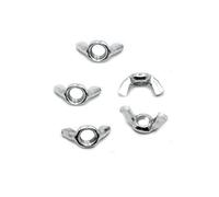 Metrico dado farfalla in acciaio inossidabile Dadi ad alette in acciaio al carbonio zincato M3-M12 confezione da 5 o 10 pezzi(M8 5pcs)
