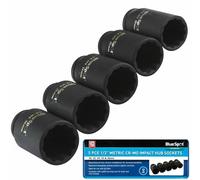 Metrico Impatto Profondo Presa Set 30, 32, 34 35 & 36mm 1.3cm 12 Punto 4pc 01552