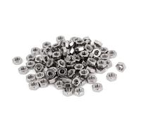 Metrico M3 Dadi Esagonali 304 Acciaio Inox Chiusura DIN934 100pcs per Bolt B8Y3)