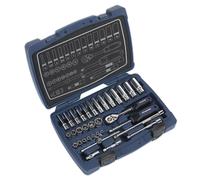 Metrico Presa Set 33pc 0.6cmD 6pt Walldrive Profondo E Standard Sealey AK8990
