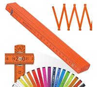 Metrie™ BL52 - Metro pieghevole in legno, lunghezza 2 m, con divisione duplex, arancione (PAN166C)