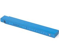 Metrie™ BL52 - Metro pieghevole in legno, lunghezza 2 m, con divisione duplex, blu chiaro PAN Process Blue
