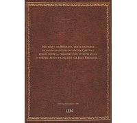 Métrique de Bharata, texte sanscrit de deux chapitres du Natya-Çastra / publié pour la première fois