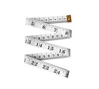 Metro a nastro biadesivo, adatto per misurazione corporea, nastro da cucito e sarto, pollici e cm, 150 cm, 1 processo professionale