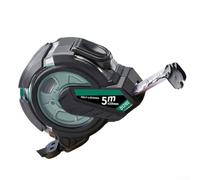 Metro a nastro compatto portatile realizzato in robusto ABS e acciaio inossidabile con marcature chiare per letture accurate sui siti di lavoro, incluso gancio a punto zero, opzione 5 m x 25 mm