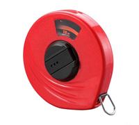 Metro a nastro con fibre avanzate con doppio lato per scala, design resistente e antiruggine per attività di misurazione professionale (10 m [rosso])