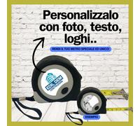 Metro a Nastro Flessometro Professionale 5 Metri Personalizzabile Misurazione