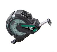 Metro a nastro in acciaio con rivestimento in gomma trasparente per una migliore maneggevolezza e protezione contro l'usura nel tempo (trasparente, 7 m x 25 mm)