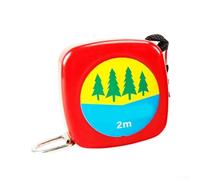 Metro a nastro in acciaio inox, 2 m, per misurare diametro e circonferenza dell'albero, doppia scala con letture in mm/pollici, righello antiriflesso per uso esterno