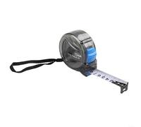 Metro a nastro in acciaio trasparente con scale accurate, nastro in acciaio al carbonio temprato e custodia in policarbonato resistente agli urti per un uso a lungo termine (7,5 m, 25 mm)