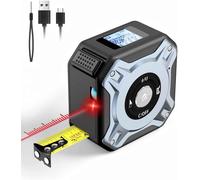 Metro a Nastro Laser 2-In-1, 40M Metro Laser E 5M Metro a Nastro, USB-C Fast Cha