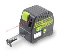 Metro a Nastro Laser 2-in-1, Inkerma Strumento di Misurazione Laser 130Ft/40m & Metro a Nastro 16Ft/5m, Misuratore Laser Digitale con Display LCD, Unità M/In/Ft/Ft+In, Nastro Auto-bloccante