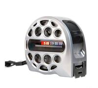 Metro a nastro metrico robusto in acciaio inossidabile con architettura cava e lama a doppia scala per applicazioni commerciali (5m19)