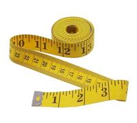 Metro a nastro morbido da sarto, 300 cm, per corpo e tessuto, nastro biadesivo flessibile in PVC con marcature trasparenti, estremità in metallo