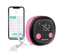 Metro a nastro, nastro di misurazione digitale Bluetooth con LED, Tipo-C | Sincronizzazione app Bluetooth, nastro retrattile con una sola mano con blocco, traccia vita/braccia/fianchi/gambe